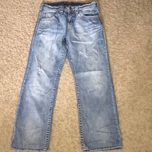 Silver Zac Jeans.size tag 30/32 hemmed to a 30/30